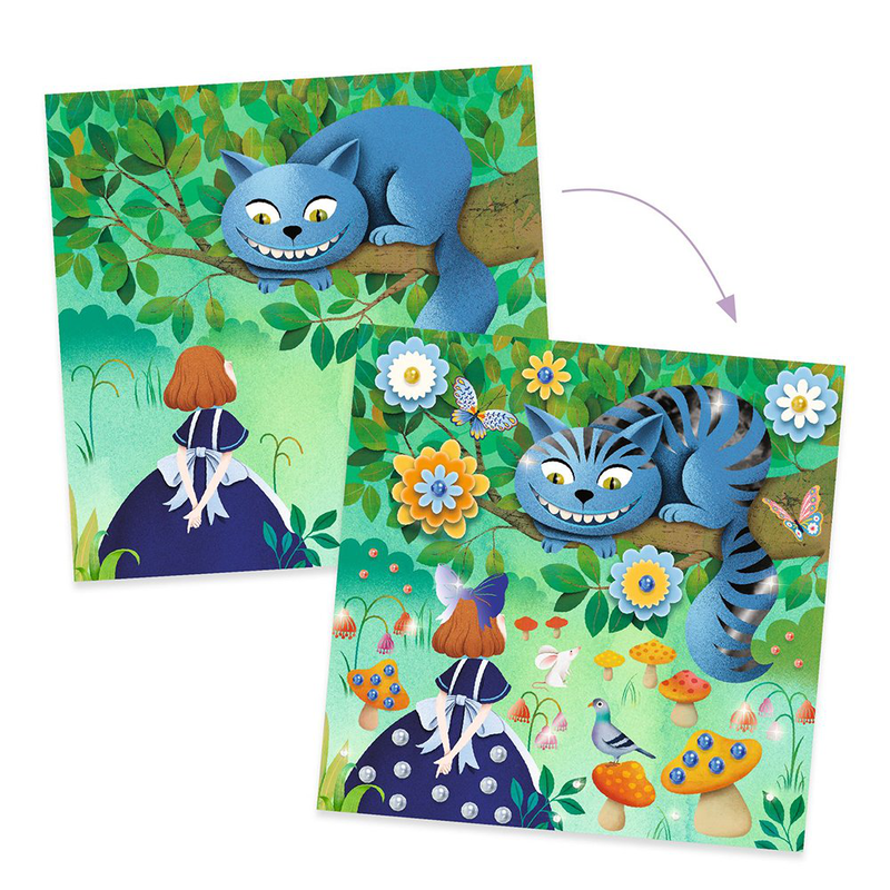 Sticker fairy tale in wonderland, , medium-null