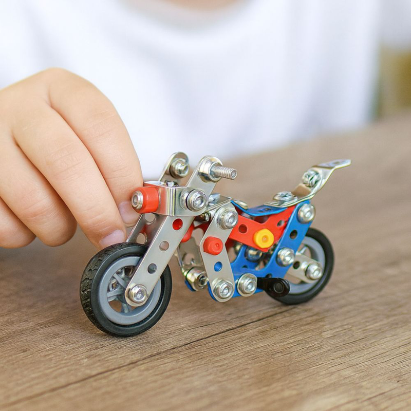 Fang gao speed champions motorbike, σετ κατασκευής μηχανής με 86 τεμάχια & εργαλεία (6+), , medium-null