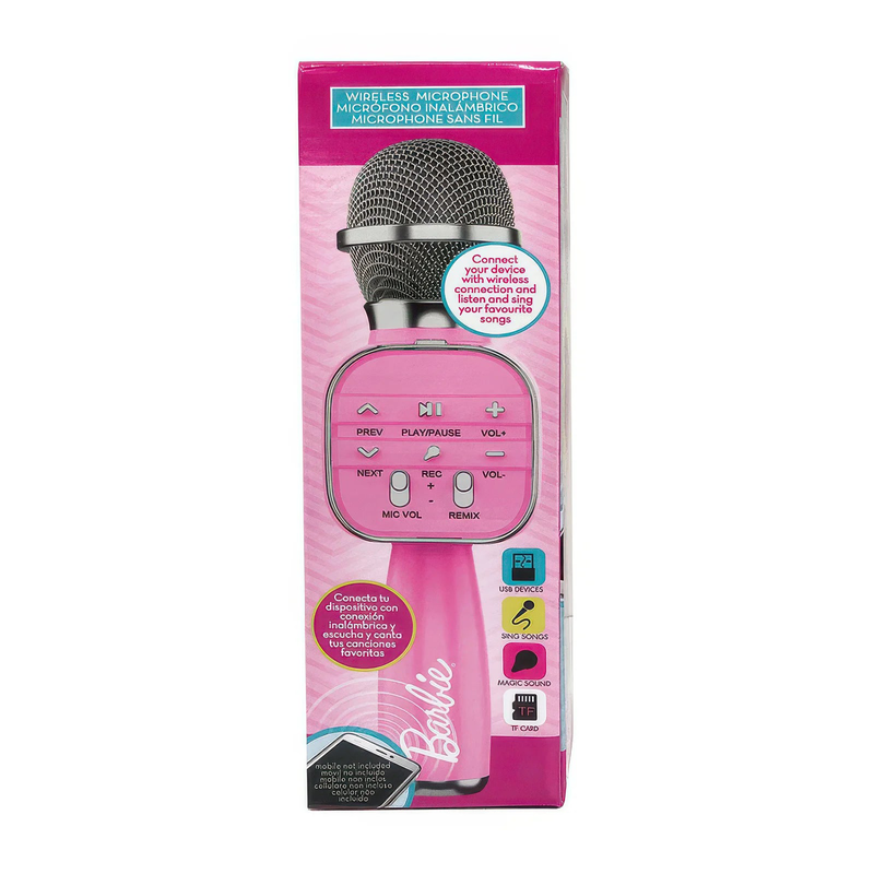 Product image: Barbie wireless bluetooth microphone, , medium-null