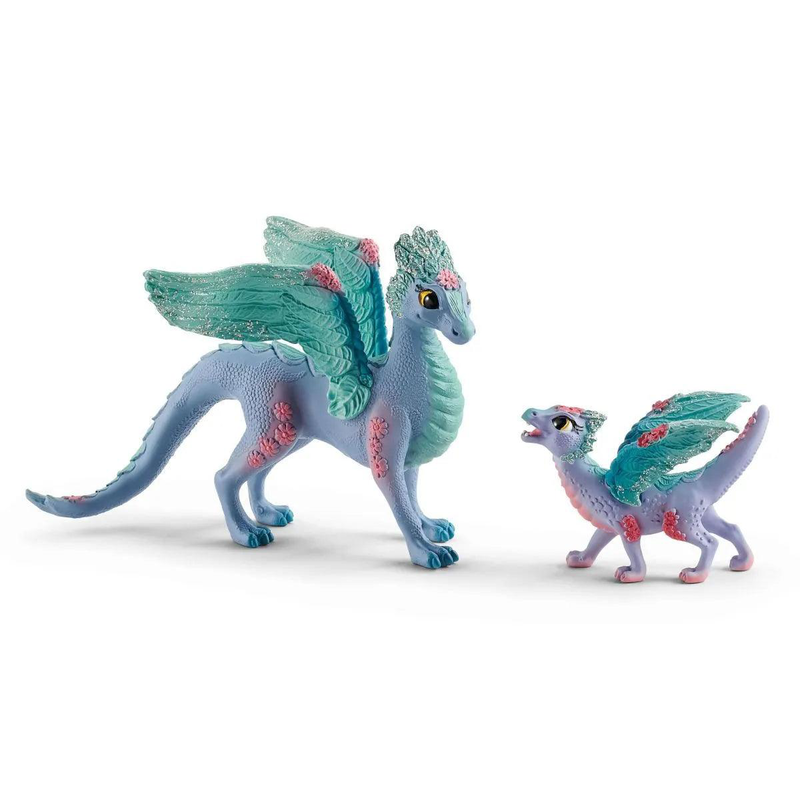 Schleich 70592 blossom dragon mother and child figure, , medium-null