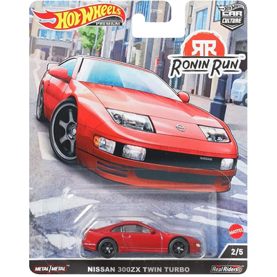 Hot wheels nissan 300zx twin turbo – premium ronin run 1/64 die-cast model
