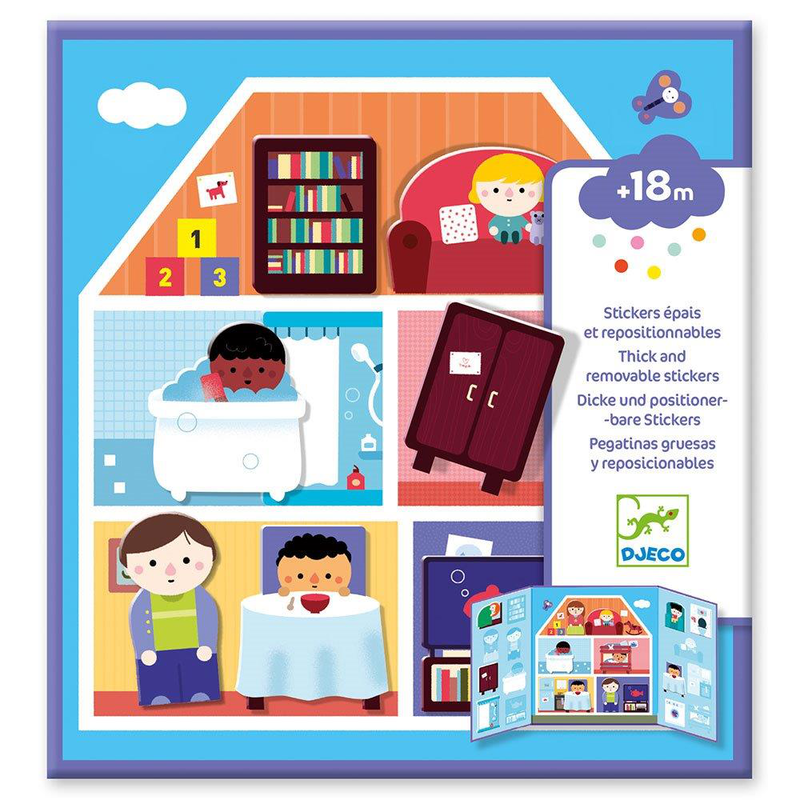 Reusable stickers - the house, , medium image number null
