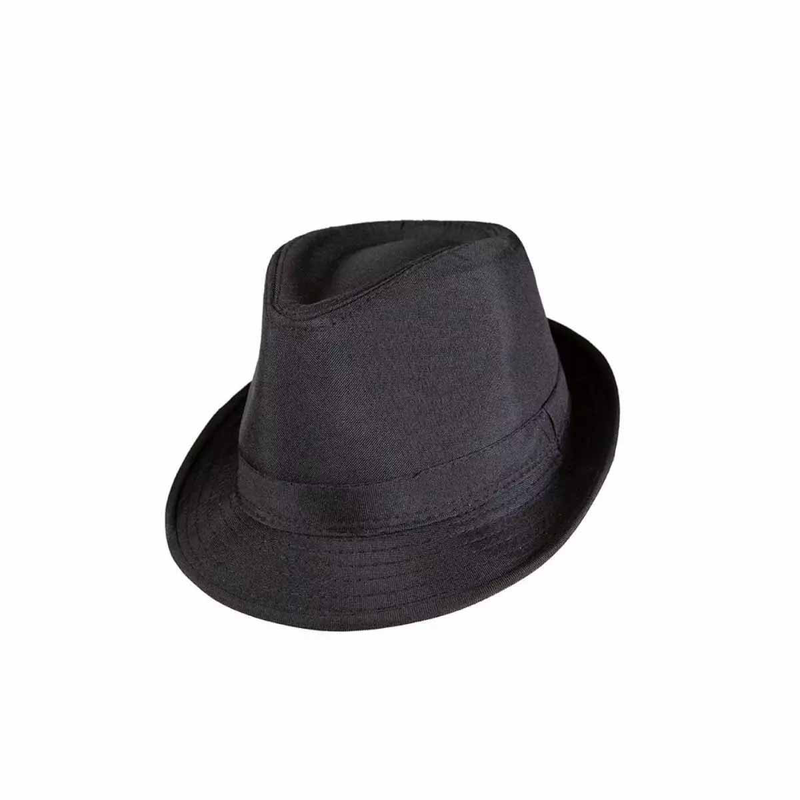 Trilby hat black, , medium-null