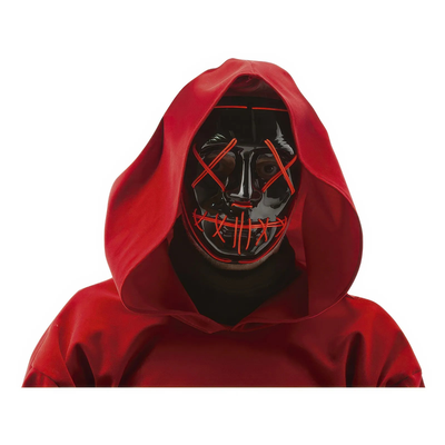 Skull light mask - dress-up halloween fun for kids, , medium