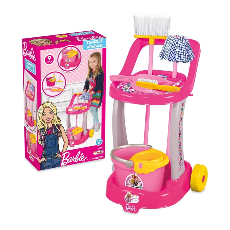 Product image: Dede τρολεϊ καθαριοτητας barbie 01970, , medium-null