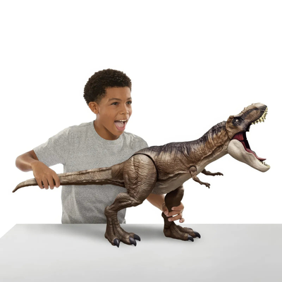 Jurassic world super colossal tyrannosaurus rex dinosaur figure