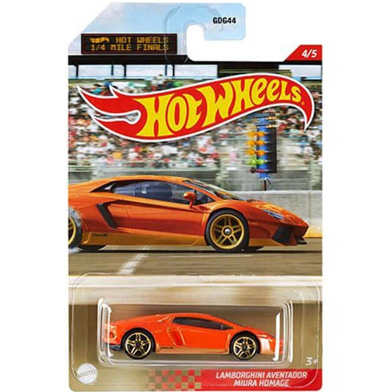 Hot wheels lamborghini aventador miura homage 1/4 mile finals 4/5 gyn21, , medium-null
