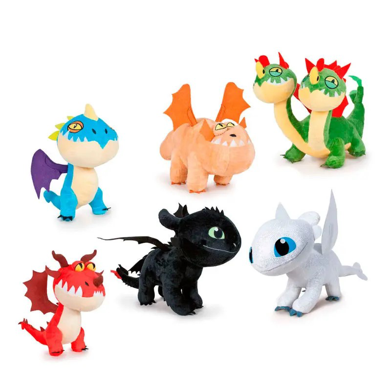 How to train your dragon assorted plush toy, , medium-null