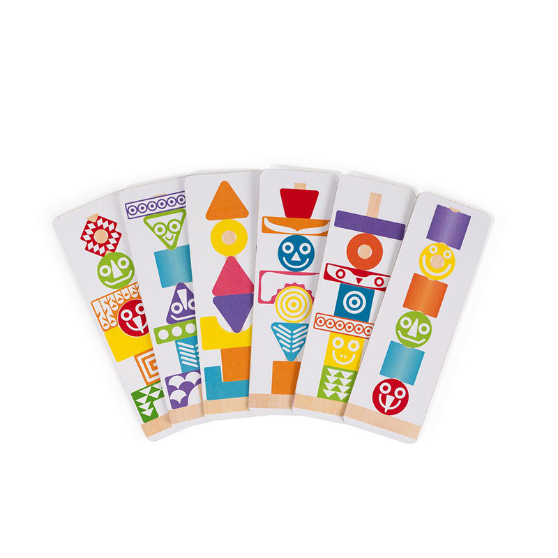 I wood edutotem stackable pieces, , medium image number null