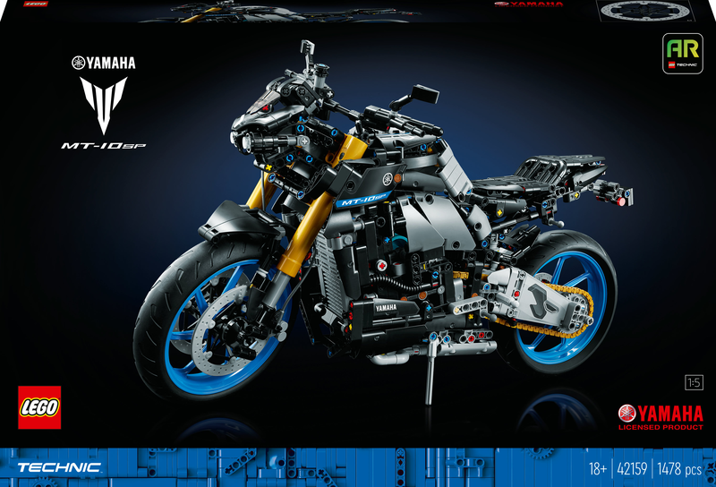 Lego technic yamaha mt-10 sp 42159 for ages 18+ 1478pcs, , medium-null