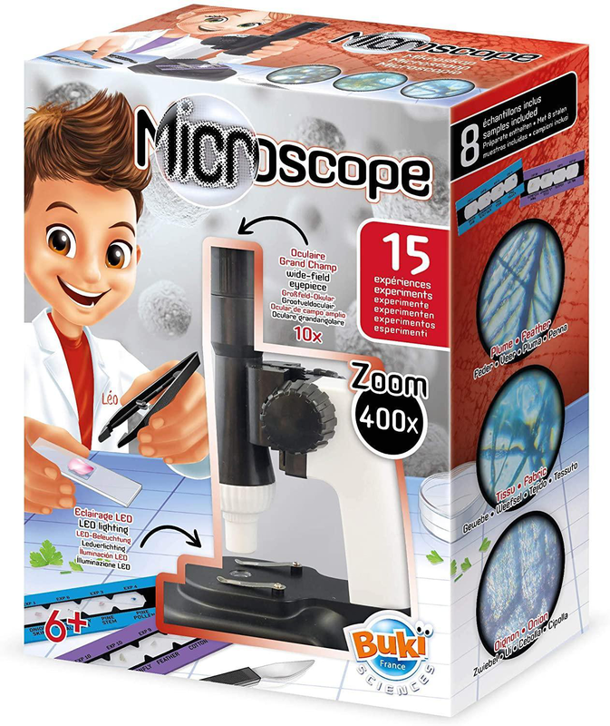 Product image: Buki france mr400 microscope with 15 experiments, , medium-null