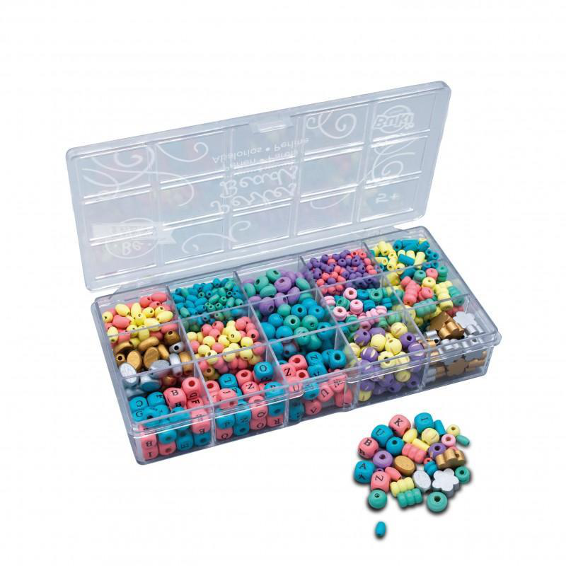 Product image: Buki france box of wooden beads – colours, , medium-null