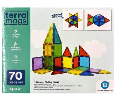 Terra mags magnetic building tiles &ndash; 70pcs, , medium