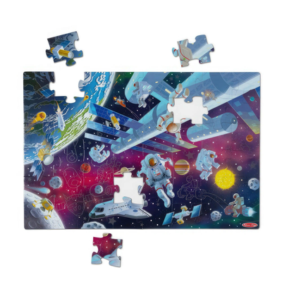 Melissa & doug outer space glow-in-the-dark floor puzzle, , medium