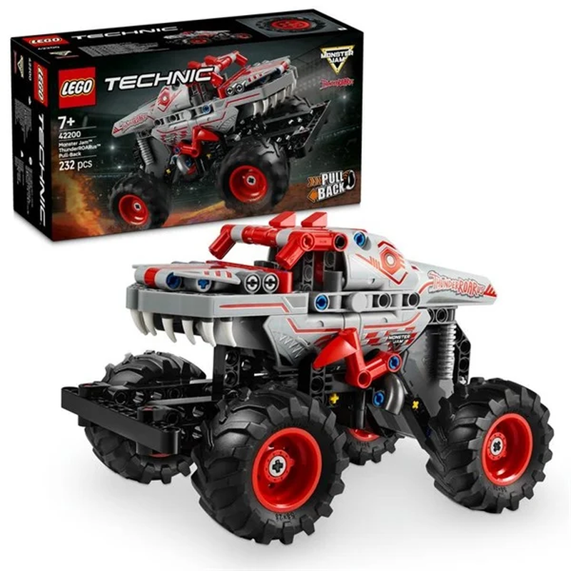 Lego technic 42200 monster jam thunderroarus pull-back, , medium-null