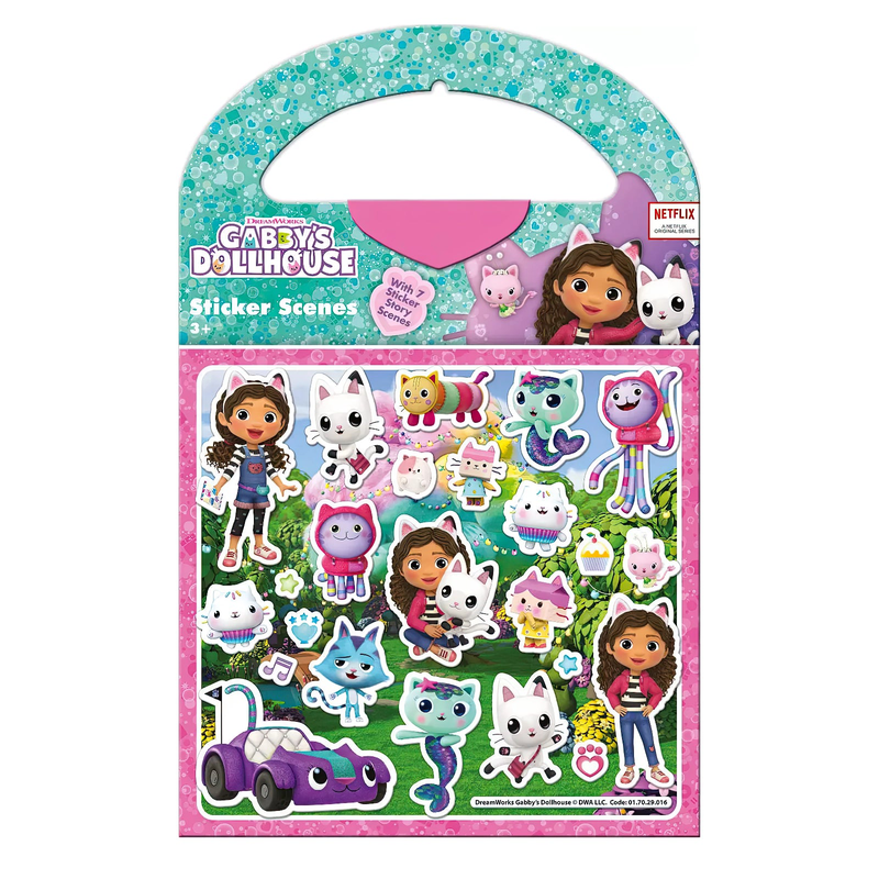 Product image: Gabby's dollhouse sticker scene activity set, , medium-null