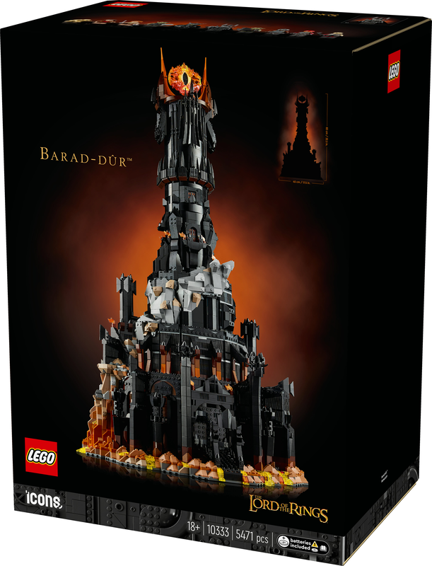 Lego icons the lord of the rings: barad-d&ucirc;r 10333 &gamma;&iota;&alpha; &eta;&lambda;&iota;&kappa;ί&epsilon;&sigmaf; 18+ 5471&tau;&mu;&chi;, , medium-null