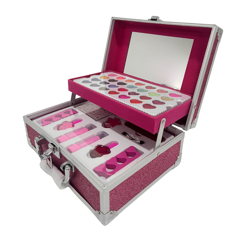 Kuromi βαλιτσάκι παιδικού μακιγιάζ με καθρέφτη & πολύχρωμη παλέτα, 6+ ετών, , medium-null