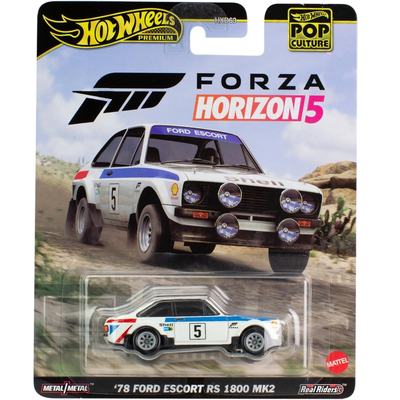 Hot wheels 1:64 '78 ford escort rs 1800 mk2 – forza horizon 5 hkc23 hxd63 die-cast model, , medium
