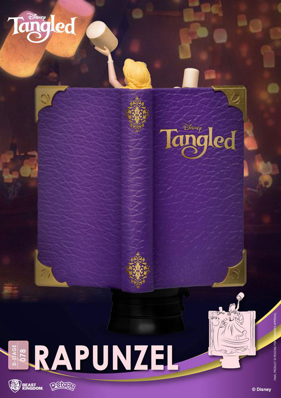 Product image: Beast kingdom - disney story book series d-stage pvc diorama rapunzel new version 15 cm, , medium-null