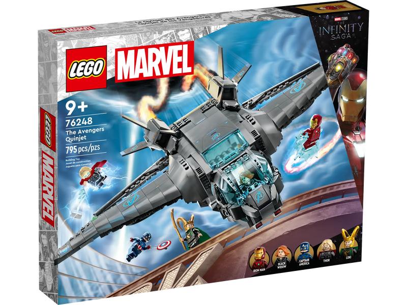 Product image: Lego marvel 76248 the avengers quinjet, , medium-null