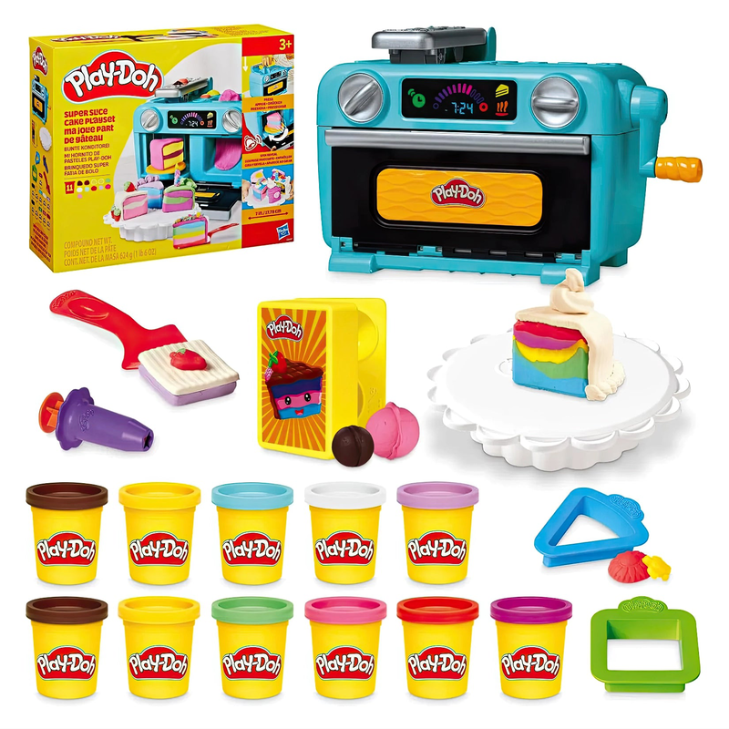 Product image: Play-doh super slice cake playset, , medium-null
