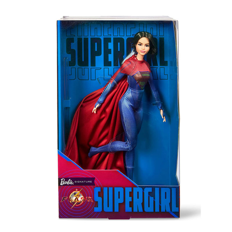 Mattel barbie signature flash supergirl doll, , medium-null