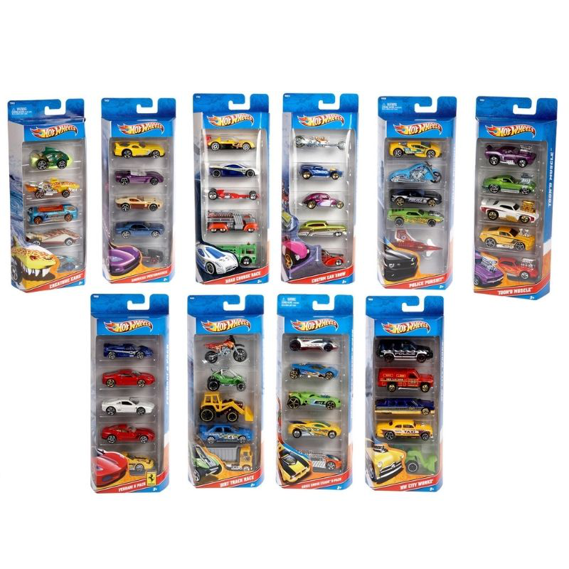 Hot wheels 5-car pack 01806, , medium-null