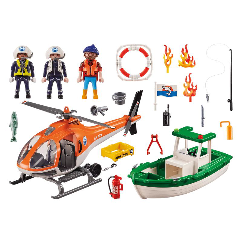 Playmobil 70491 rescue action - coastal fire mission, , medium-null
