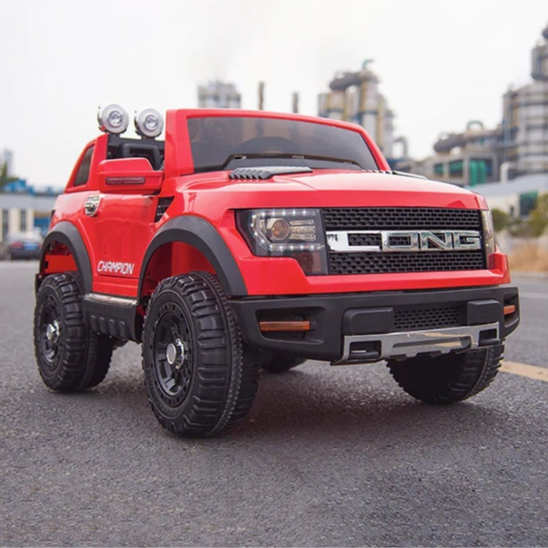 Product image: Ηλεκτροκίνητο παιδικό αυτοκίνητο long jeep κόκκινο, 12v, 7ah, με tηλεχειριστήριο, 121x76x73, , medium-null