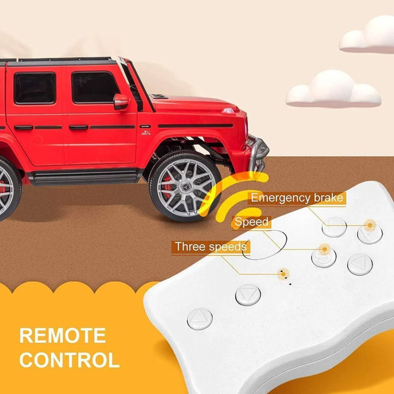 Ηλεκτροκίνητο αυτοκινητάκι mercedes-benz amg g63 ride-on 12v διθέσιο, πολυτελές και ασφαλές, , medium-null