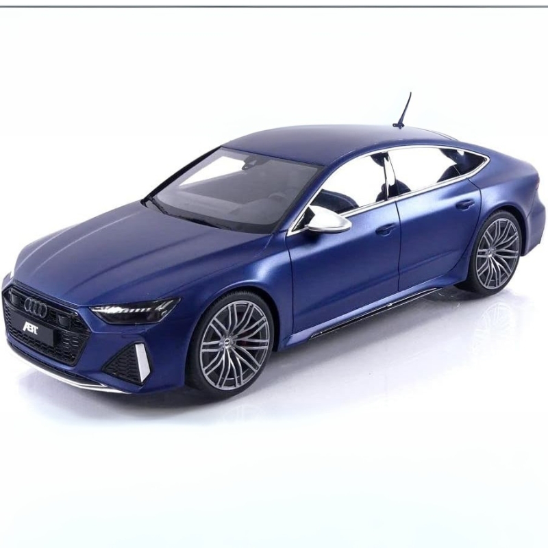 Gt spirit 1/18 audi rs7 abt sportline *resin series*, blue-null
