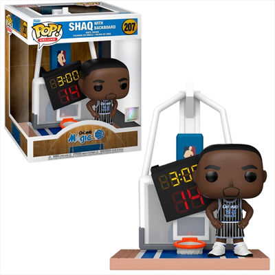 Funko pop! Deluxe: nba orlando magic - shaq with backboard #207 vinyl figure, , medium