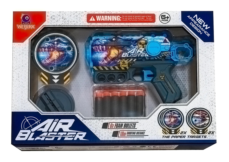 Air blaster manual soft bullet toy gun, , medium-null