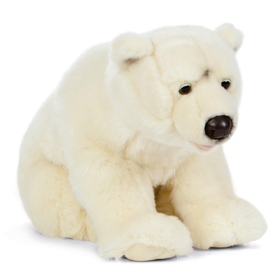 Living nature extra large polar bear an399 soft toy