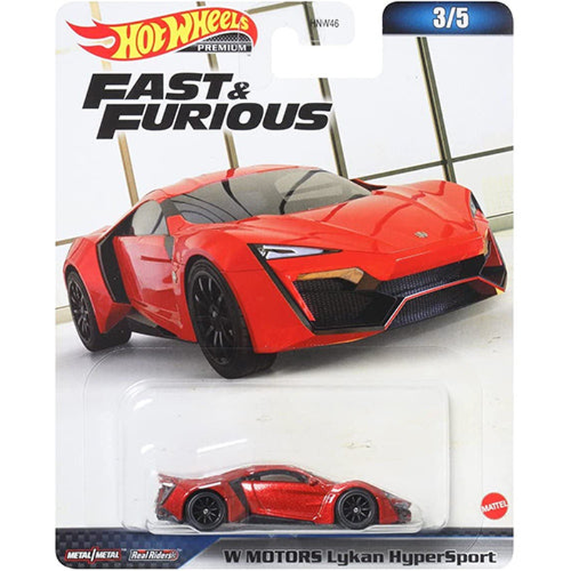 Hot wheels premium fast & furious w motors lykan hypersport, , medium-null