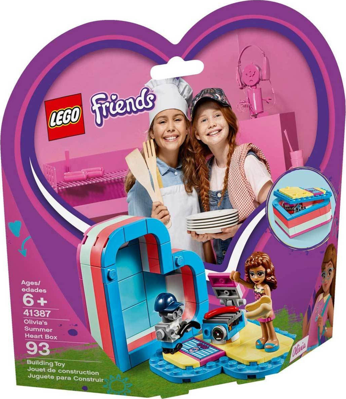 Product image: Lego 41387 friends - olivia s summer heart box, , medium-null