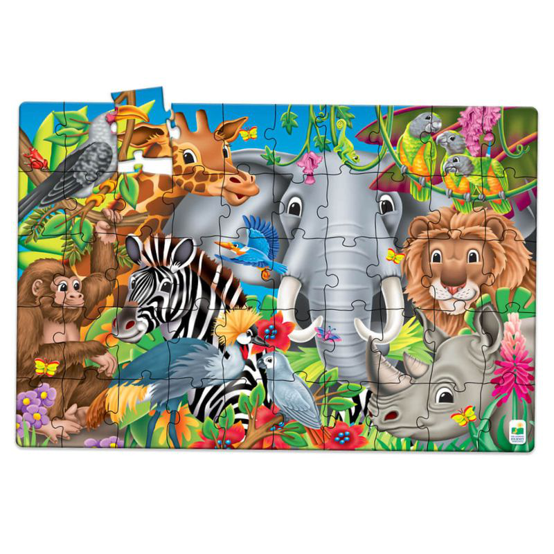 Jumbo floor puzzle - animals of the world j017364, , medium-null