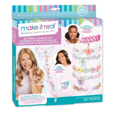Make it real 13213 - butterfly jewellery set