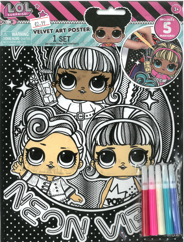 Lol surprise velvet art poster (1 set), , medium-null