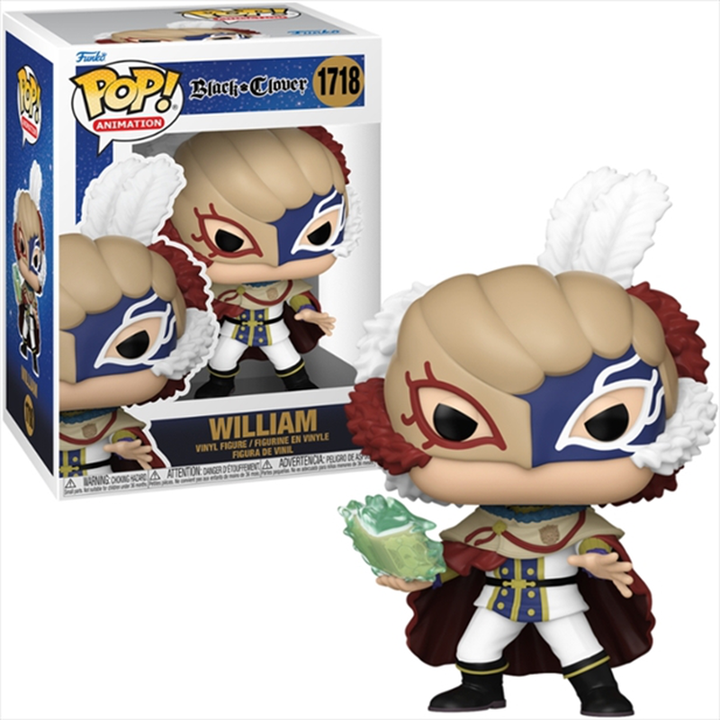 Product image: Funko pop! Animation: black clover - william #1718 vinyl figure, , medium-null