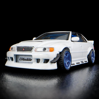 Hot wheels elite 64 1996 toyota chaser jzx100 &ndash; pearlescent white hgW10 die-cast model, , medium