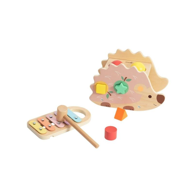 Classic world toys hedgehog pounding bench, , medium