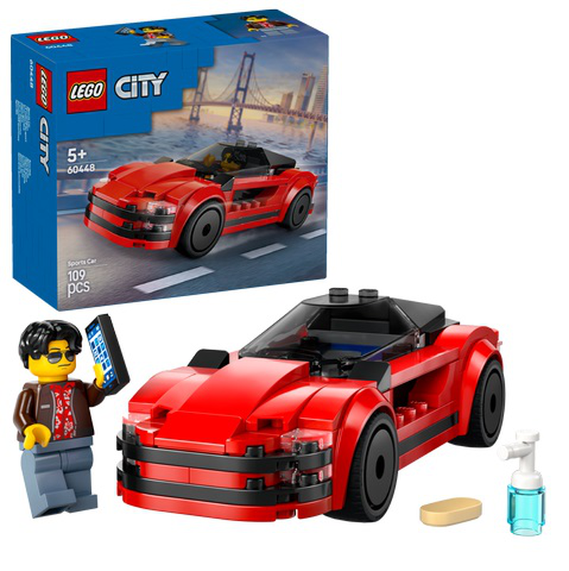 Lego city 60448 red sports car, , medium image number null