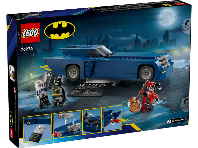 Lego 76274 dc batman the batmobile vs harley quinn and mr freeze-null