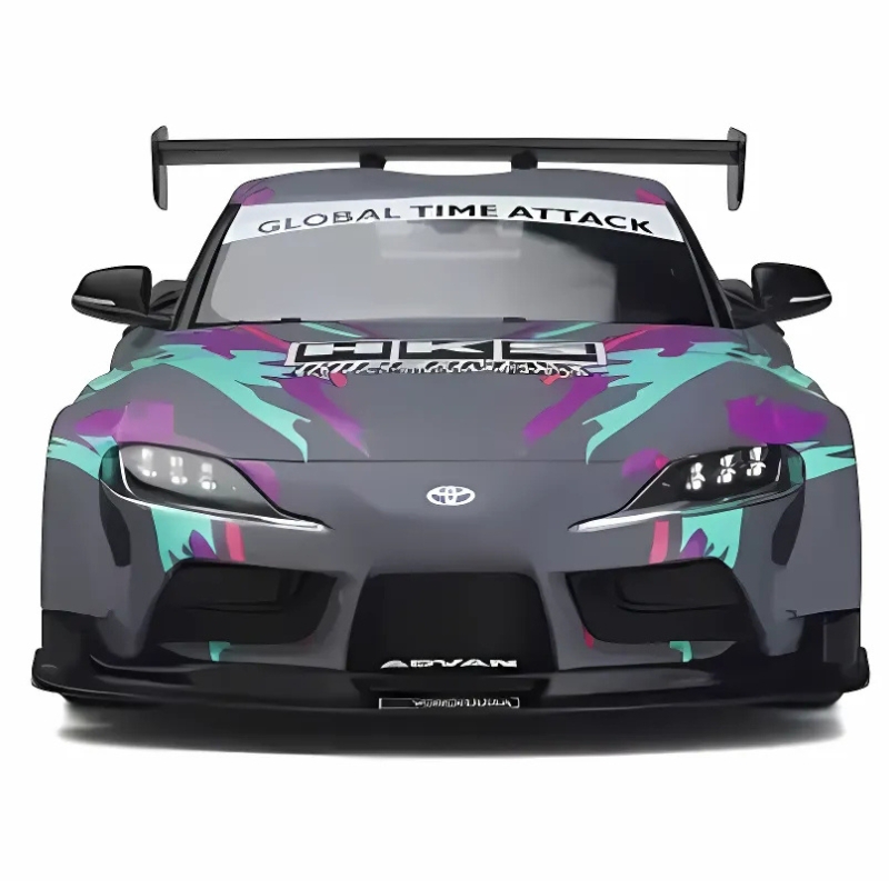 Gt spirit 1/18 hks gr toyota supra presentation *resin series*, grey/green, , medium-null