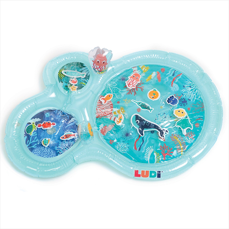 Blue water play mat, , medium-null