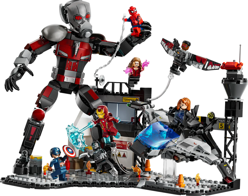 Product image: Lego marvel 76314 captain america: civil war action battle, , medium-null