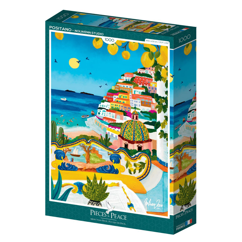 Pieces & peace puzzle 1000 pcs positano, , medium-null