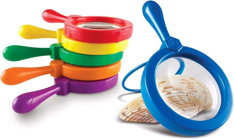 Learning resources primary science jumbo magnifiers, set of 6 image number null